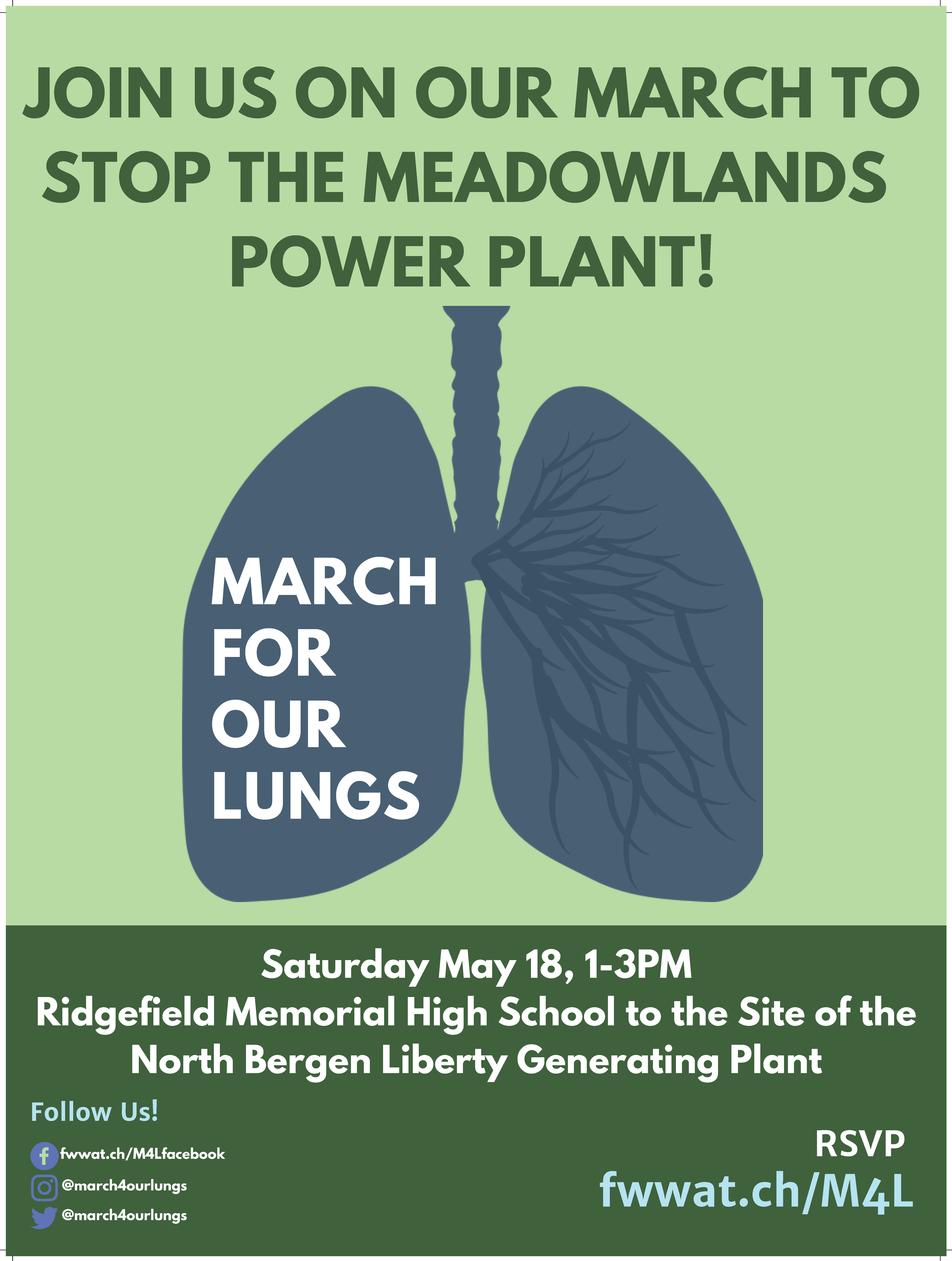 NJ Students Invite You to “March for Our Lungs” on May 18 in Ridgefield