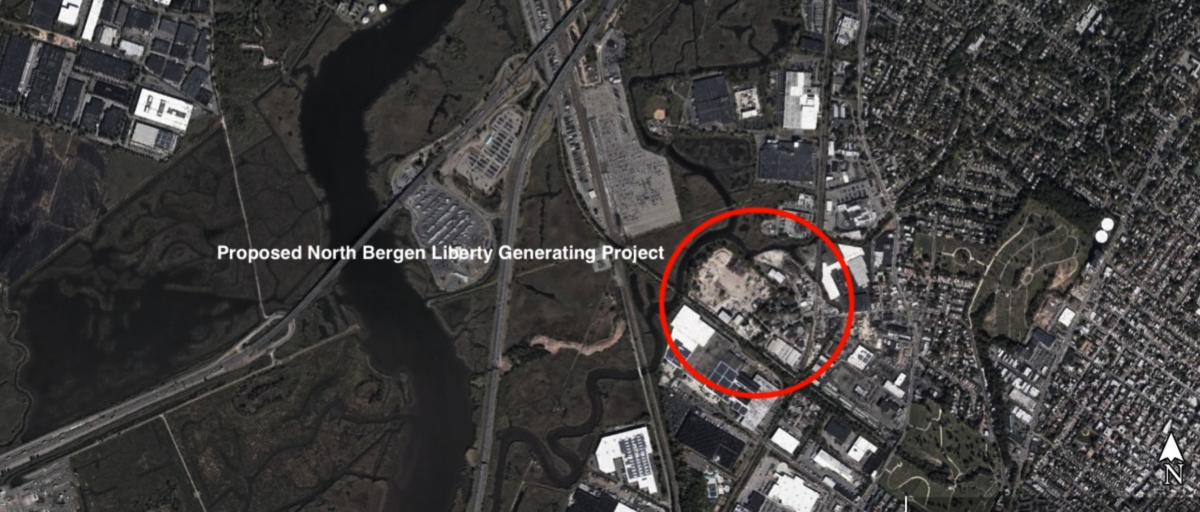 Liberty Generating Power Plant Map